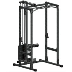 Power rack ATX série 500 avec station de tirage réglable à charge guidée 100 kg - Homegym