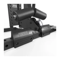 Power rack cage ATX avec poulie à charge libre et barre guidée - Barre de traction multigrip incluse série 700
