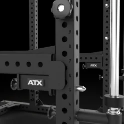 Power rack cage ATX avec poulie à charge libre et barre guidée - Barre de traction multigrip incluse série 700