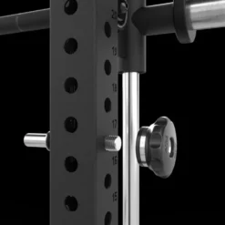 Power rack cage ATX avec poulie à charge libre et barre guidée - Barre de traction multigrip incluse série 700