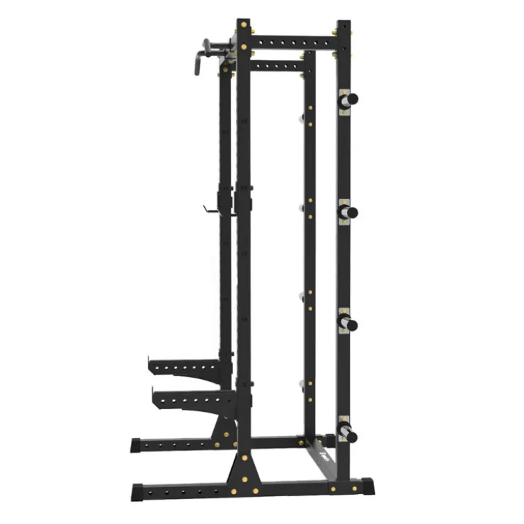 Power rack de musculation avec crochet en J et reposes barres de sécurité - Capacité de charge 500 kg