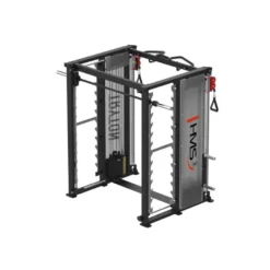 Power rack multi-équipé de musculation avec multipress et poulies vis-à-vis 90 kg - Tractions multi-grip