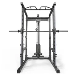 Power rack à squat ATX avec barre guidée et poulie à colonne de poids de 125 kg - Rack complet Série 700