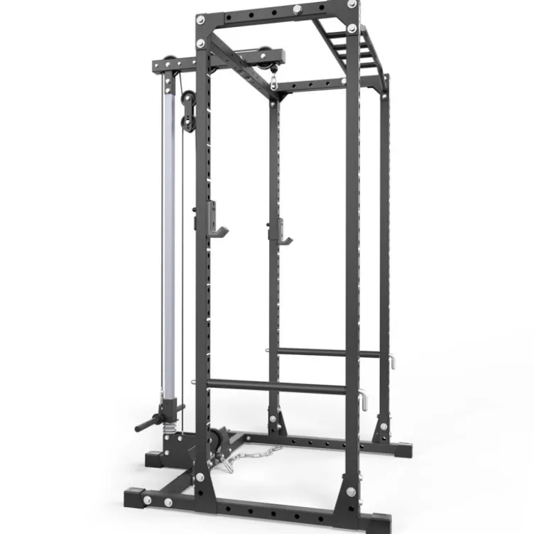 Power rack à squat ATX 215 cm série 500 avec poulie haute et basse à charge libre Max 140 kg