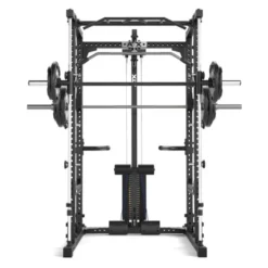Power rack à squat ATX série 600 avec option multipresse et poulie à charge guidée 115 kg - Deux hauteurs