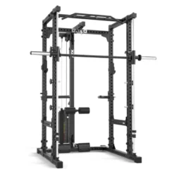 Power rack à squat ATX série 600 avec option multipresse et poulie à charge guidée 115 kg - Deux hauteurs