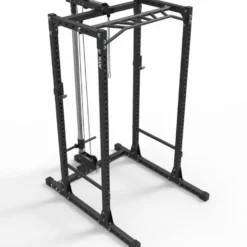 Power rack à squat avec poulie haute et basse à charge libre capacité de charge 1000 kg série 600