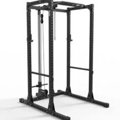 Power rack à squat avec poulie haute et basse à charge libre capacité de charge 1000 kg série 600