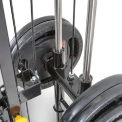 Power rack à squat de cross-training avec station à poulie