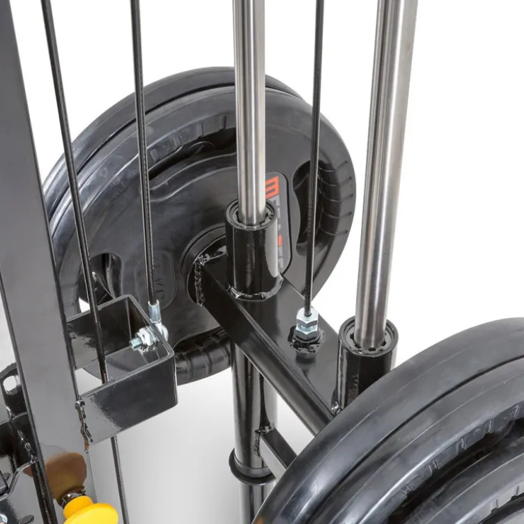 Power rack à squat de cross-training avec station à poulie