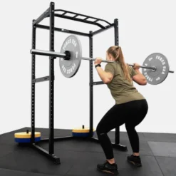 Power Rack à Squat de musculation capacité de charge 325 kg avec crochet en J - FORCE USA