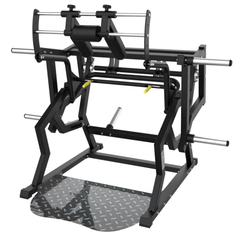 Power squat machine à charge libre jusqu'à 300 kg Élite Séries Titanium Strength EL-PL51 - Réglages multiples