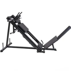 Presse cuisses 45° combinée Hack Squat pour disques de poids 50 / 30 / 25 mm - Capacité de charge 300 kg