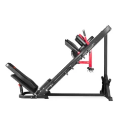 Presse à cuisses de musculation à charges libres - Hack squat professionnel pour entraînement des cuisses et mollets