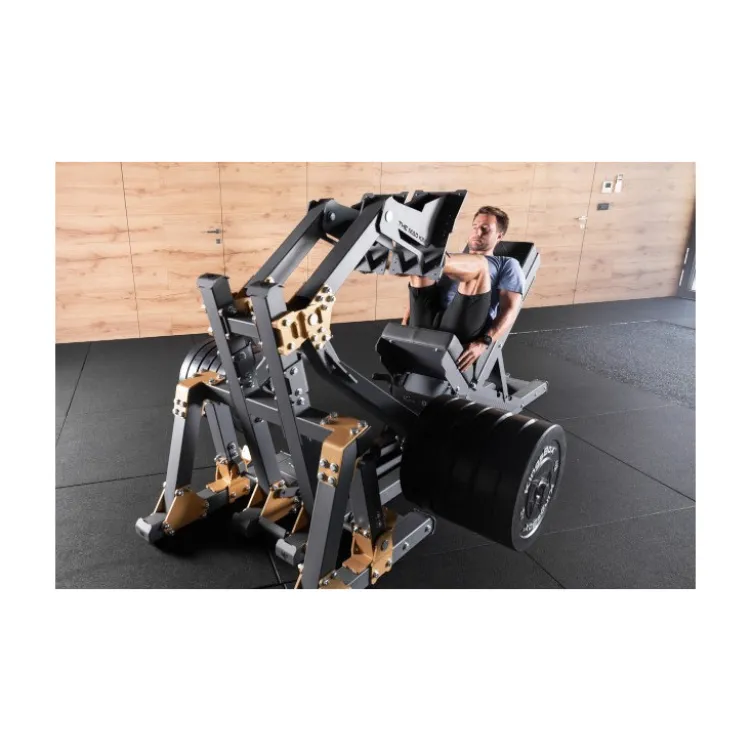 Presse de musculation à charge libre Kingsbox pour l'entraînement des jambes : Capacité 400 kg