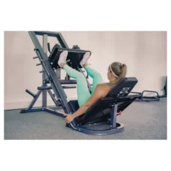 Presse à jambes de musculation et hack squat avec capacité de charge 450 kg - Supreme Titanium Strength