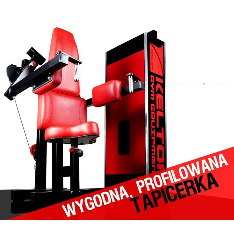 Presse à épaules de musculation avec colonne de poids de 112.5 kg pour espace de musculation pro
