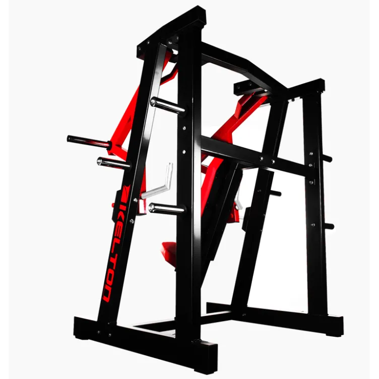 Presse à épaules de musculation à charges libres avec poignées moletées en acier - Etablissement sportif professionnel