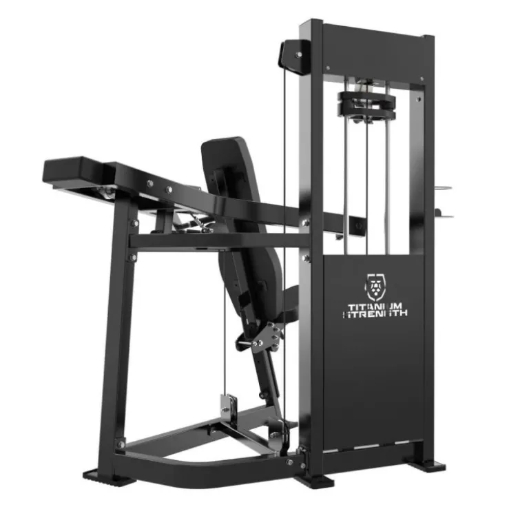 Presse épaules à trajectoire convergente Titanium Strength Elite Series RX à charge guidée jusqu'à 142 kg - ELRX-S12