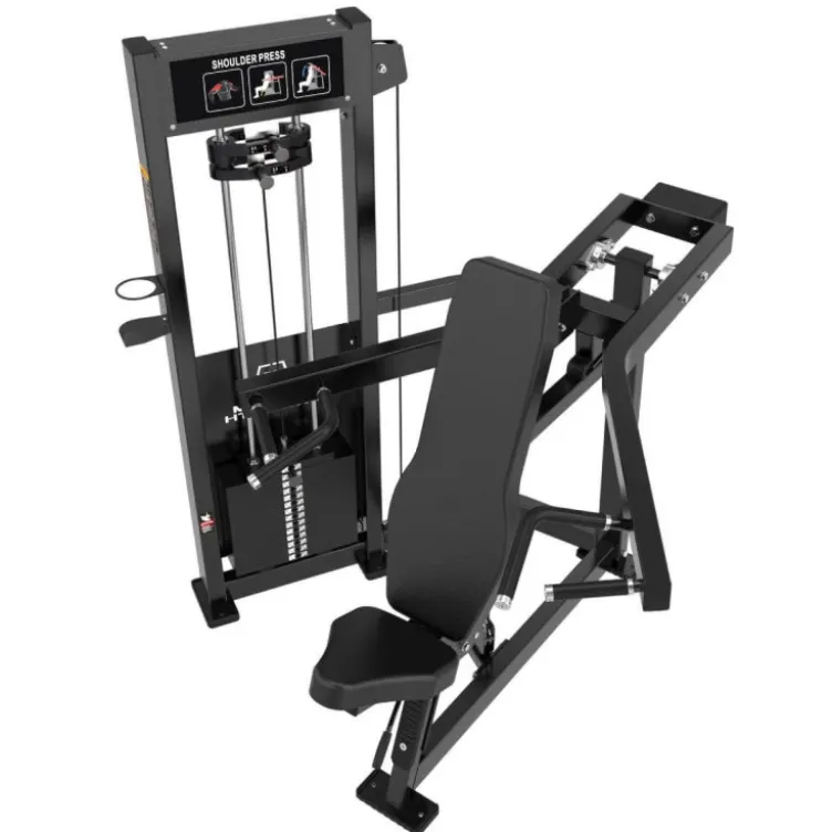 Presse épaules à trajectoire convergente Titanium Strength Elite Series RX à charge guidée jusqu'à 142 kg - ELRX-S12