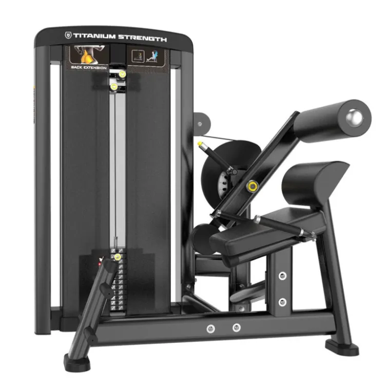 Professional back extension machine Genesis Séries Titanium Strength à charge sélective jusqu'à 100 kg - GS-S15
