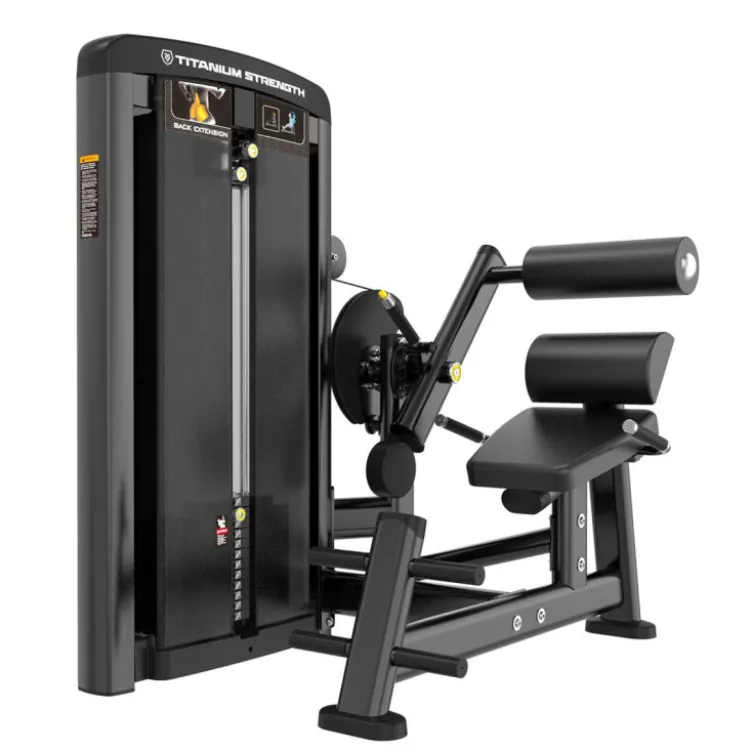 Professional back extension machine Genesis Séries Titanium Strength à charge sélective jusqu'à 100 kg - GS-S15
