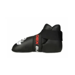 Protège pieds en cuir synthétique rembourré en mousse pour sport de contact