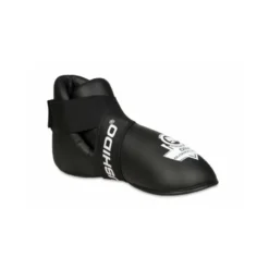 Protège pieds en cuir synthétique rembourré en mousse pour sport de contact