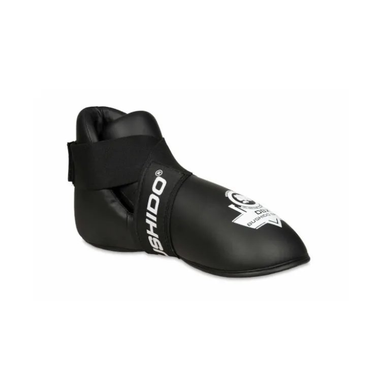 Protège pieds en cuir synthétique rembourré en mousse pour sport de contact