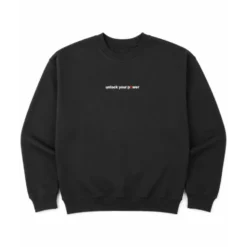 Pull Oversize POWERGYM avec tissu premium 345 g/m² - Hoodie streetwear sans capuche Unlock Your Power