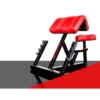 Pupitre curl biceps pour musculation des biceps en isolation - Résistance maximale de 350 kg