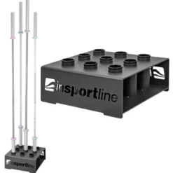 Rack de barres olympique avec inserts en plastique - adaptés aux haltères de 50 mm