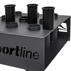 Rack de barres olympique avec inserts en plastique - adaptés aux haltères de 50 mm