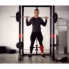 Rack de musculation pour homegym avec accessoires - Capacité de charge 200 kg