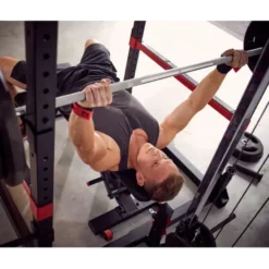 Rack de musculation pour homegym avec accessoires - Capacité de charge 200 kg