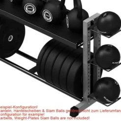 Rack de rangement ATX modulable pour accessoires de musculation et de cross-training - Construction sur commande