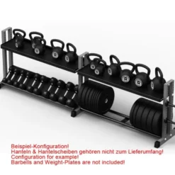 Rack de rangement ATX modulable pour accessoires de musculation et de cross-training - Construction sur commande