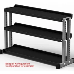 Rack de rangement ATX modulable pour accessoires de musculation et de cross-training - Construction sur commande