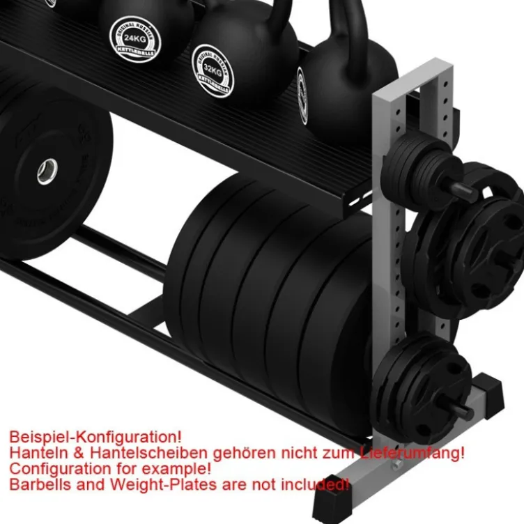 Rack de rangement ATX modulable pour accessoires de musculation et de cross-training - Construction sur commande