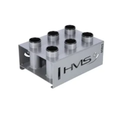 Rack de rangement en acier pour 6 barres olympiques 50 mm - Rangement vertical