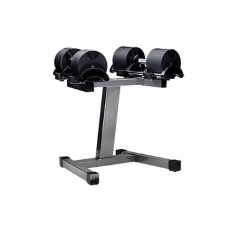 Rack de rangement en acier pour paire d'haltères à charge variable - Équipement homegym