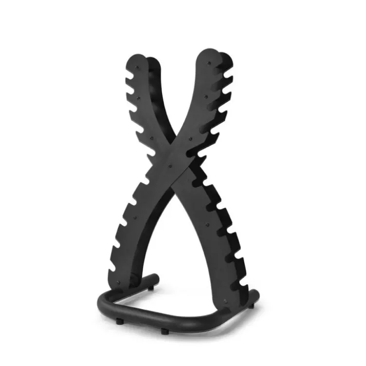 Rack de rangement en forme de X pour haltères de 1 à 10 kg