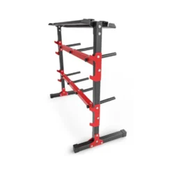 Rack de rangement 3 en 1 pour haltère - barre de musculation et disques de poids