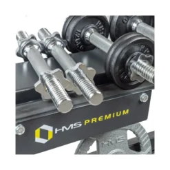 Rack de rangement musculation complet pour disques de poids, barres et haltères