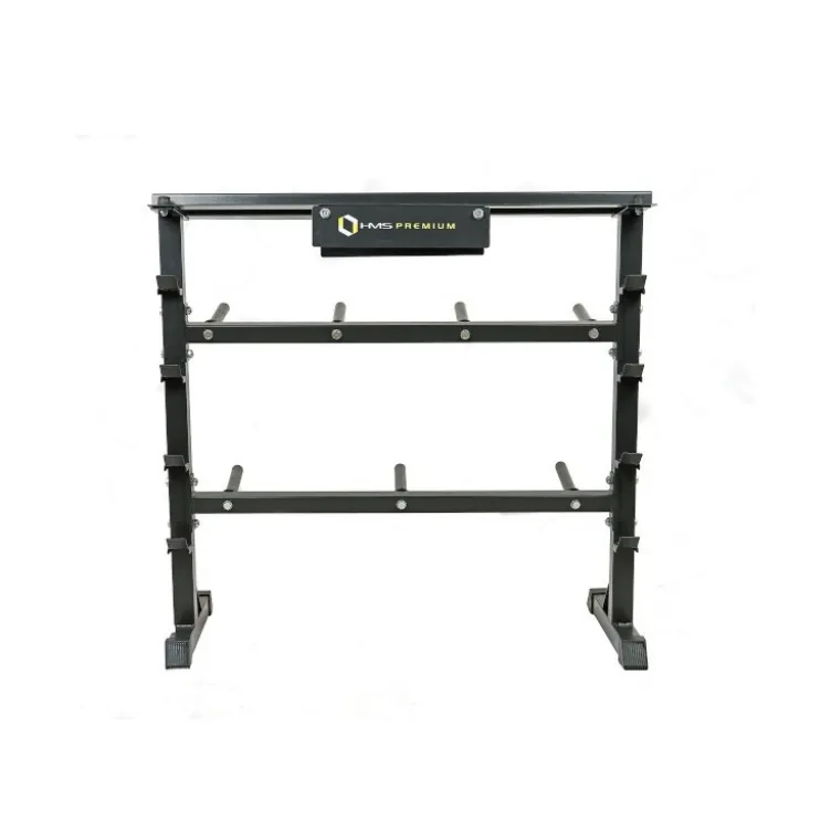 Rack de rangement musculation complet pour disques de poids, barres et haltères