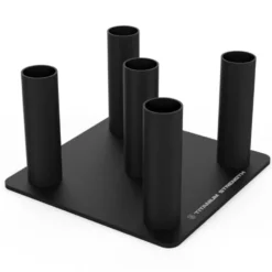 Rack de rangement pour 5 barres olympiques 50 mm de marque Titanium Strength - Rangement vertical FW-BR