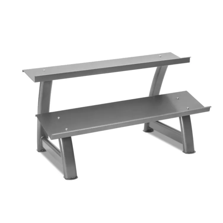 Rack de rangement pour haltères hexagonaux de musculation sur 2 étages - Titanium Strength
