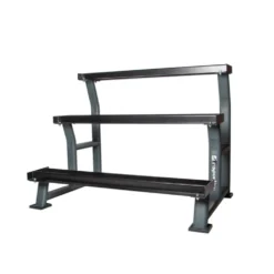 Rack de rangement pour haltères de musculation 1 à 20 kg à trois étages capacité de charge 400 kg