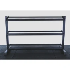 Rack de rangement pour haltères 3 niveaux en acier capacité 400 kg