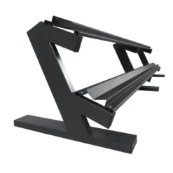 Rack de rangement pour 16 paires d'haltères avec 2 hauteurs de 3 m